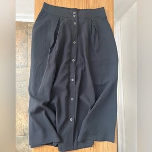 Black Midi Skirt